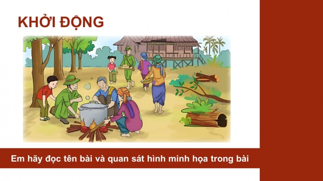 Soạn giáo án điện tử tiếng việt 4 cánh diều Bài 11 Đọc 3: Những hạt gạo ân tình