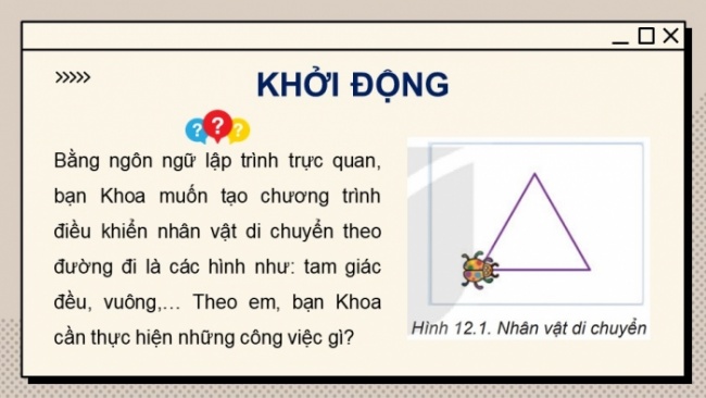 Soạn giáo án điện tử Tin học 8 KNTT Bài 12: Từ thuật toán đến chương trình