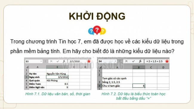 Soạn giáo án điện tử Tin học 8 KNTT Bài 13: Biểu diễn dữ liệu