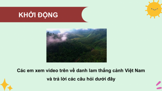 Soạn giáo án điện tử HĐTN 8 CTST (bản 2) Chủ đề 5: Bảo tồn cảnh quan và phát triển cộng đồng - Hoạt động 4, 5, 6