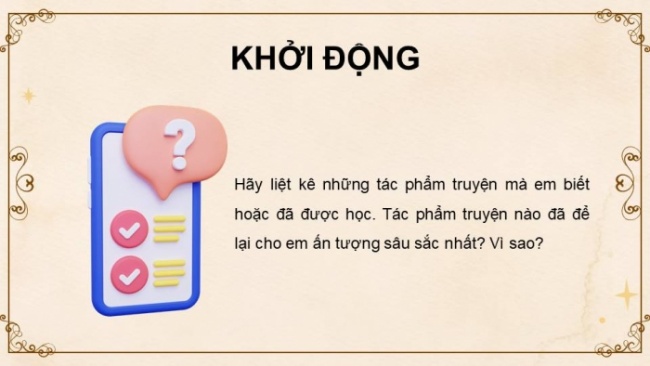 Soạn giáo án điện tử Ngữ văn 8 CD Bài 6 Viết: Phân tích một tác phẩm truyện