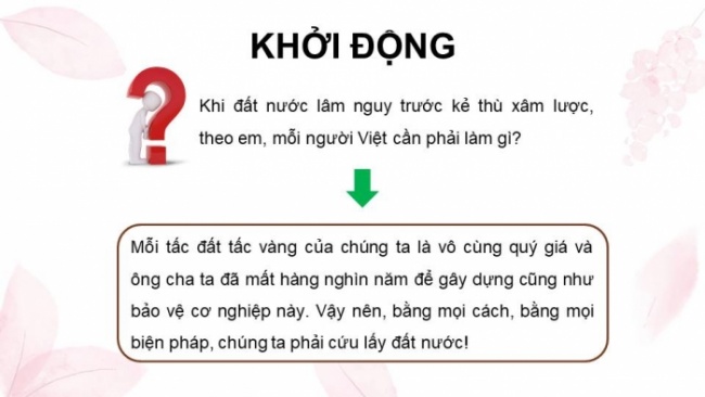 Soạn giáo án điện tử Ngữ văn 8 CD Bài 8 Đọc 3: Bên bờ Thiên Mạc