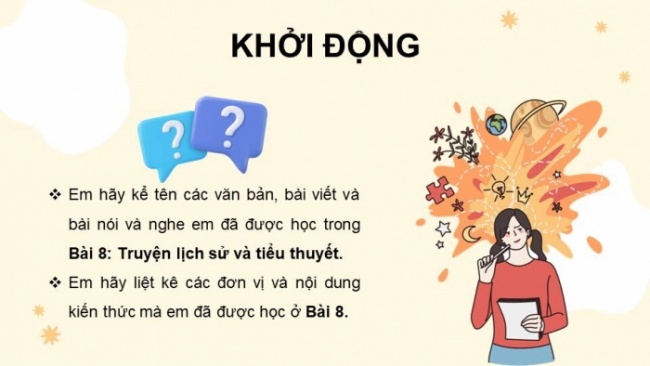 Soạn giáo án điện tử Ngữ văn 8 CD Bài 8 Tự đánh giá: Tức nước vỡ bờ