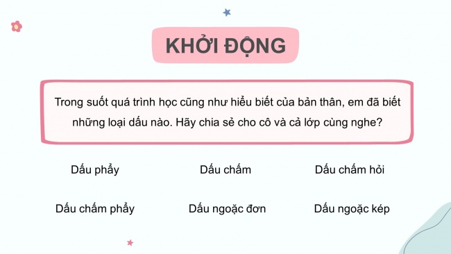 Soạn giáo án điện tử tiếng việt 4 cánh diều Bài 13 Luyện từ và câu 1: Dấu gạch ngang