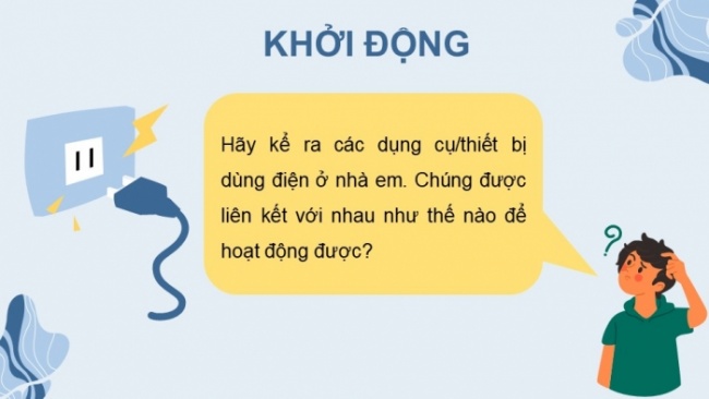 Soạn giáo án điện tử KHTN 8 CD Bài 21: Mạch điện