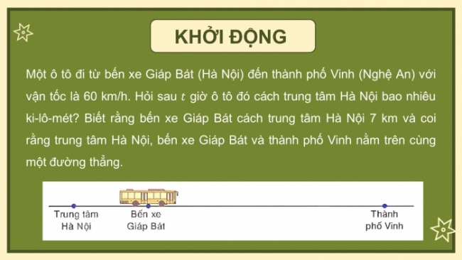 Soạn giáo án điện tử Toán 8 KNTT Bài 28: Hàm số bậc nhất và đồ thị của hàm số bậc nhất