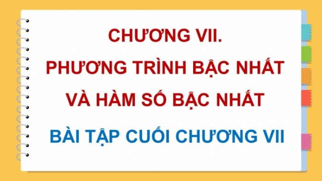 Soạn giáo án điện tử Toán 8 KNTT Bài: Bài tập cuối chương 7