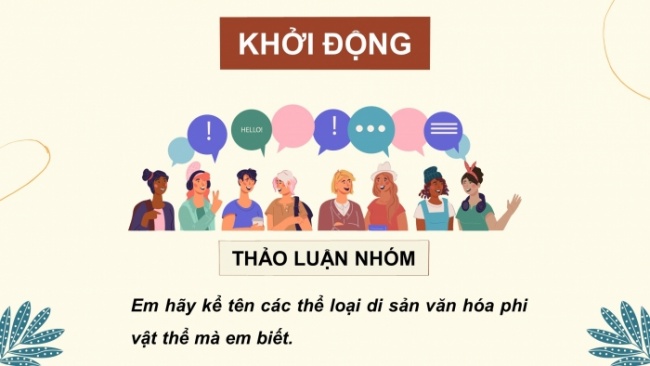 Soạn giáo án điện tử Mĩ thuật 8 CTST (bản 2) Bài 9: Giá trị thẩm mĩ của di sản văn hóa