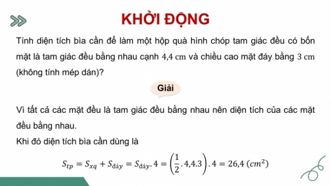 Soạn giáo án điện tử Toán 8 KNTT Bài: Luyện tập chung (chương 10 tr.121)