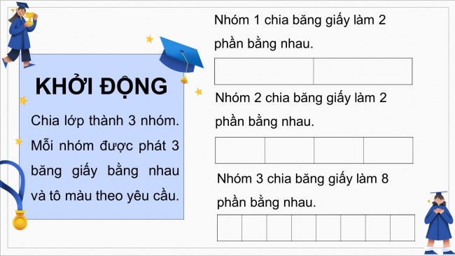 Soạn giáo án điện tử toán 4 cánh diều Bài 57: Phân số bằng nhau