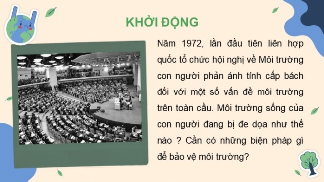 Soạn giáo án điện tử KHTN 8 KNTT Bài 47: Bảo vệ môi trường