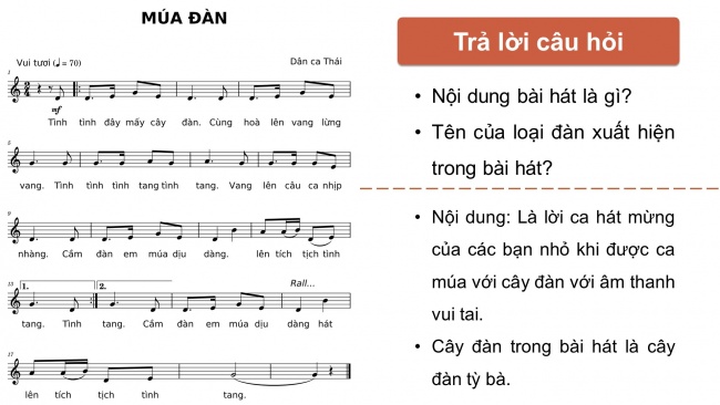 Soạn giáo án điện tử mĩ thuật 4 cánh diều Bài 10: Nhạc cụ dân tộc