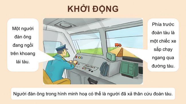 Soạn giáo án điện tử tiếng việt 4 cánh diều Bài 12 Đọc 2: Xả thân cứu đoàn tàu