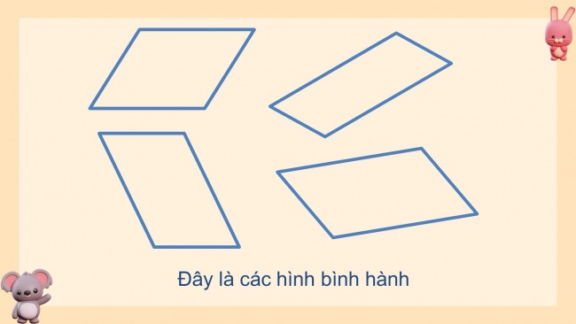 Soạn giáo án điện tử toán 4 cánh diều Bài 65: Hình bình hành
