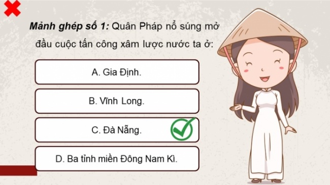 Soạn giáo án điện tử Lịch sử 8 KNTT Bài 17: Cuộc kháng chiến chống thực dân Pháp xâm lược từ năm 1858 đến năm 1884 (P1)