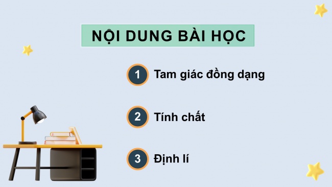 Soạn giáo án điện tử Toán 8 CTST Chương 8 Bài 1: Hai tam giác đồng dạng