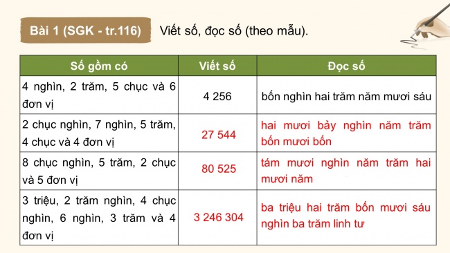 Soạn giáo án điện tử toán 4 KNTT Bài 73: Ôn tập chung