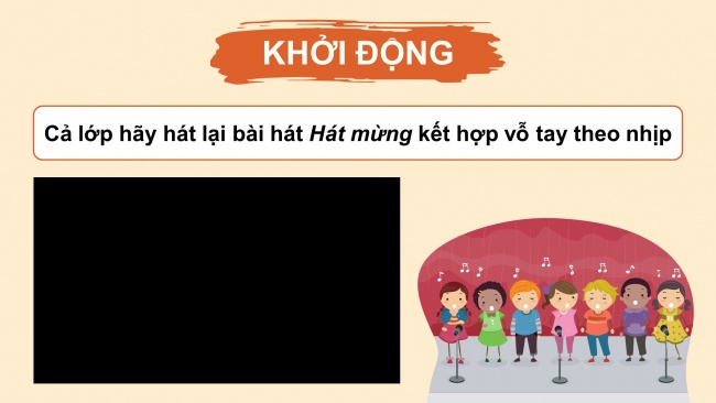 Soạn giáo án điện tử âm nhạc 4 cánh diều Tiết 20: Ôn tập bài hát: Hát mừng; Thường thức âm nhạc – Tìm hiểu nhạc cụ: Vi-ô-lông