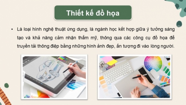 Soạn giáo án điện tử Mĩ thuật 8 KNTT Bài 14: Nghệ thuật thiết kế Việt Nam thời kì hiện đại