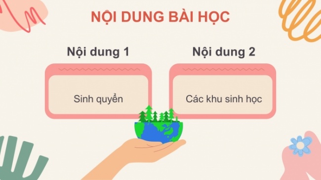 Soạn giáo án điện tử KHTN 8 CD Bài 43: Khái quát về Sinh quyển và các khu sinh học