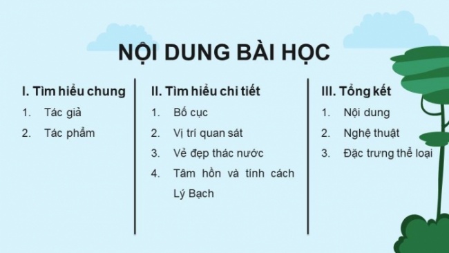 Soạn giáo án điện tử Ngữ văn 8 CD Bài 7 Đọc 3: Xa ngắm thác núi Lư