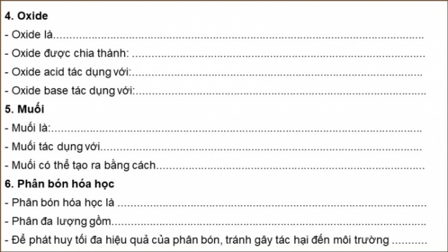 Soạn giáo án điện tử KHTN 8 CD: Bài tập (Chủ đề 2)