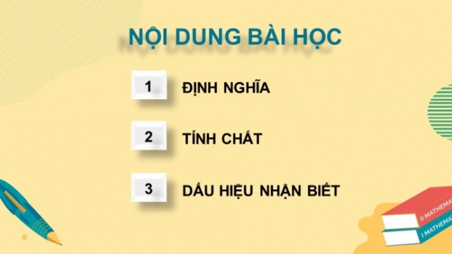 Soạn giáo án điện tử Toán 8 CD Chương 5 Bài 6: Hình thoi