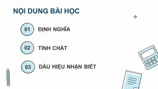 Soạn giáo án điện tử Toán 8 CD Chương 5 Bài 7: Hình vuông