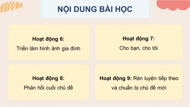 Soạn giáo án điện tử HĐTN 8 CTST (bản 1) Chủ đề 4: Sống hoà hợp trong gia đình - Nhiệm vụ 6, 7