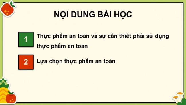 Soạn giáo án điện tử khoa học 4 cánh diều Bài 19: Thực phẩm an toàn