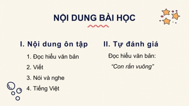 Soạn giáo án điện tử Ngữ văn 8 CD: Ôn tập và tự đánh giá cuối học kì 1