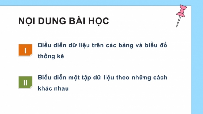 Soạn giáo án điện tử Toán 8 CD Chương 6 Bài 2: Mô tả và biểu diễn dữ liệu trên các bảng, biểu đồ