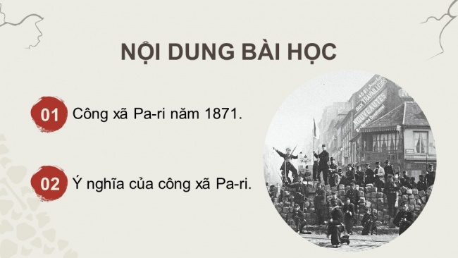 Soạn giáo án điện tử Lịch sử 8 CTST Bài 10: Công xã Pa-ri (năm 1871)