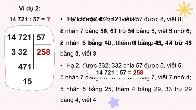 Soạn giáo án điện tử toán 4 CTST Bài 52: Chia cho số có hai chữ số