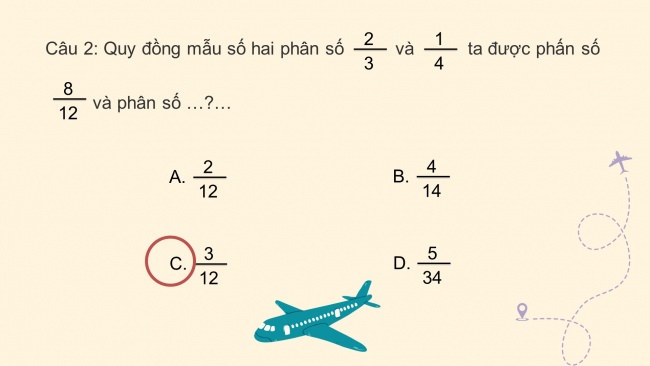 Soạn giáo án điện tử toán 4 KNTT Bài 58: So sánh phân số