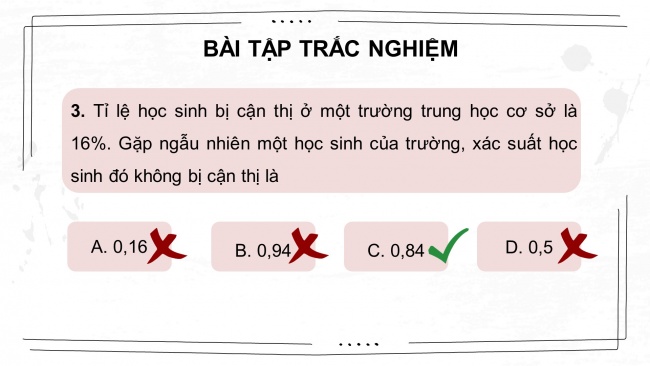 Soạn giáo án điện tử Toán 8 CTST: Bài tập cuối chương 9