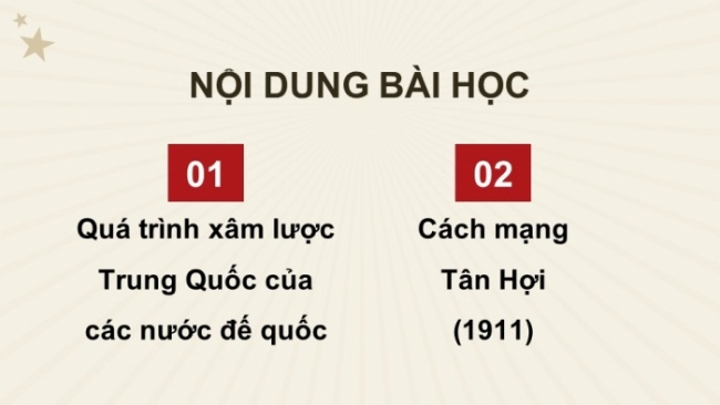 Soạn giáo án điện tử Lịch sử 8 CTST Bài 15: Trung Quốc