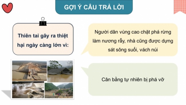 Soạn giáo án điện tử HĐTN 8 CTST (bản 2) Chủ đề 6: Đề phòng thiên tai và giảm nhẹ rủi ro - Hoạt động 3