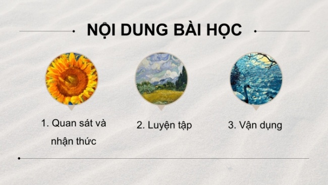 Soạn giáo án điện tử Mĩ thuật 8 CTST (bản 2) Bài 7: Trường phái Ấn tượng