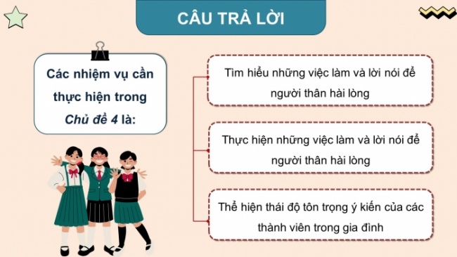 Soạn giáo án điện tử HĐTN 8 CTST (bản 1) Chủ đề 4: Sống hoà hợp trong gia đình - Nhiệm vụ 1, 2