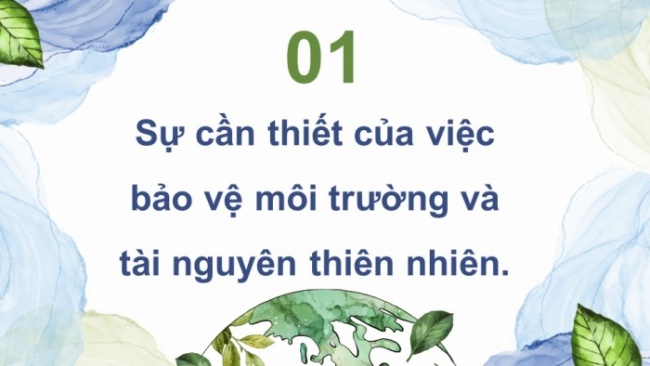 Soạn giáo án điện tử Công dân 8 CD Bài 5: Bảo vệ môi trường và tài nguyên thiên nhiên