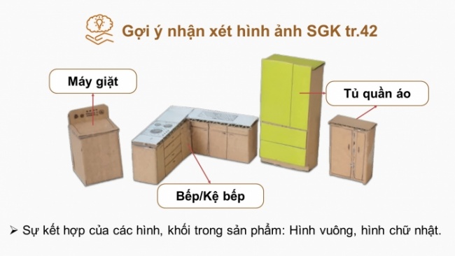 Soạn giáo án điện tử Mĩ thuật 8 CTST (bản 1) Bài 9: Thiết kế sản phẩm nội thất