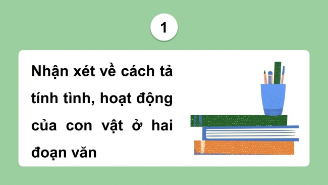 Soạn giáo án điện tử tiếng việt 4 cánh diều Bài 14 Viết 2: Luyện tập tả con vật