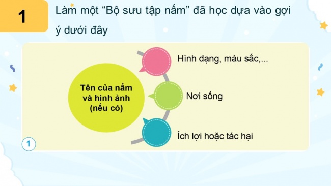 Soạn giáo án điện tử khoa học 4 cánh diều Bài: Ôn tập chủ đề nấm