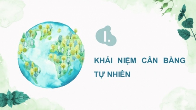 Soạn giáo án điện tử KHTN 8 KNTT Bài 46: Cân bằng tự nhiên