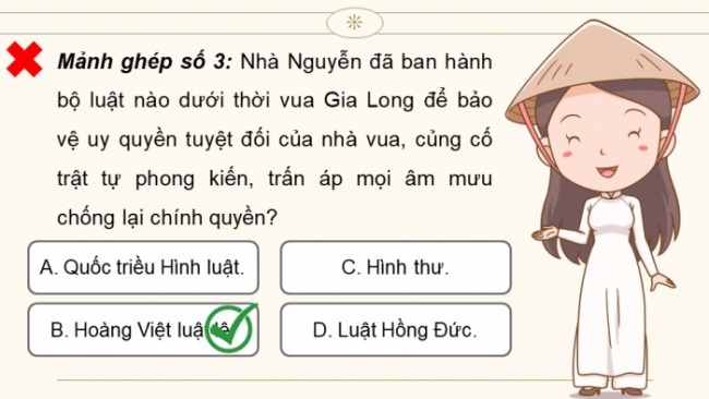 Soạn giáo án điện tử Lịch sử 8 KNTT Bài 16: Việt Nam dưới thời Nguyễn (nửa đầu thế kỉ XIX) (P1)