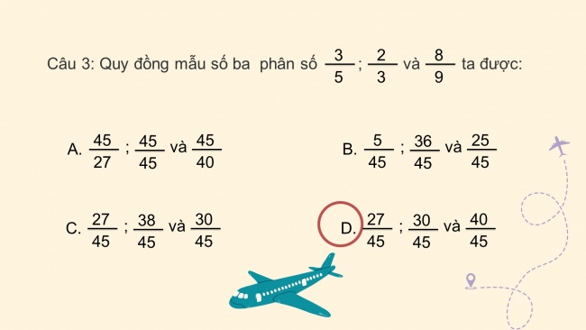 Soạn giáo án điện tử toán 4 KNTT Bài 58: So sánh phân số