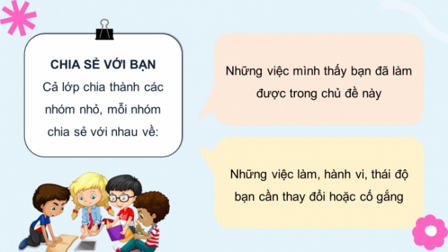 Soạn giáo án điện tử HĐTN 8 CTST (bản 1) Chủ đề 7: Truyền thông phòng tránh thiên tai - Nhiệm vụ 7