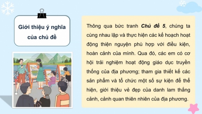 Soạn giáo án điện tử HĐTN 8 CTST (bản 2) Chủ đề 5: Bảo tồn cảnh quan và phát triển cộng đồng - Hoạt động 1