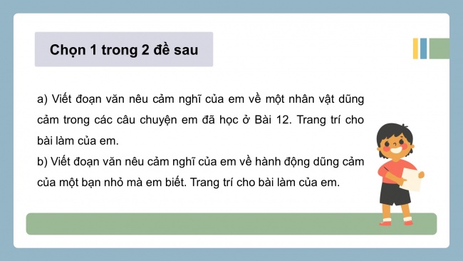 Soạn giáo án điện tử tiếng việt 4 cánh diều Bài 12 Góc sáng tạo: Gương dũng cảm